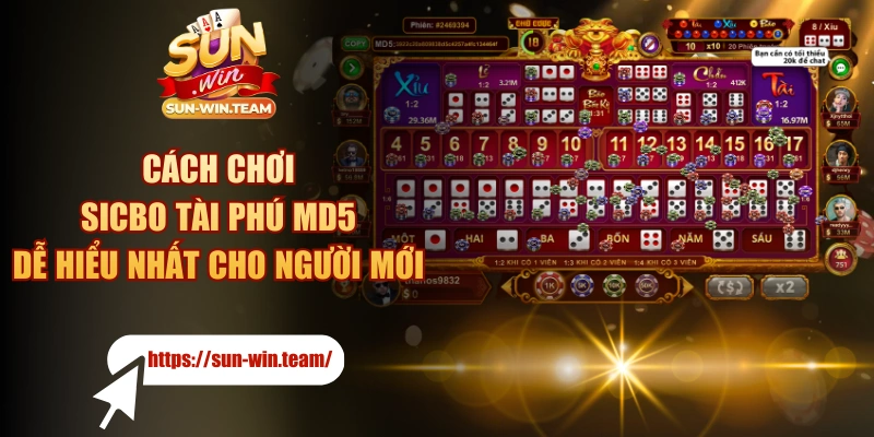 Cách Chơi Sicbo Tài Phú MD5 Dễ Hiểu Nhất Cho Người Mới