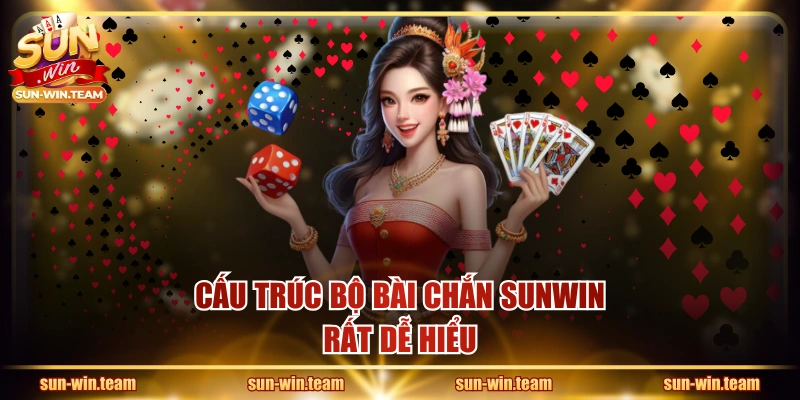 Cấu trúc bộ bài Chắn SUNWIN rất dễ hiểu