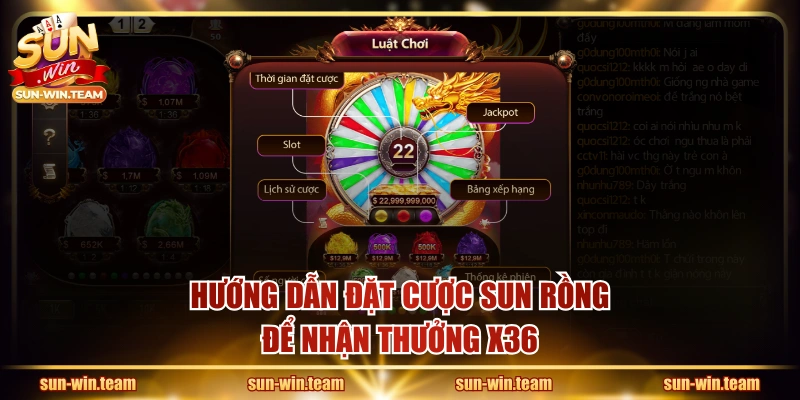 Hướng dẫn đặt cược SUN Rồng để nhận thưởng x36
