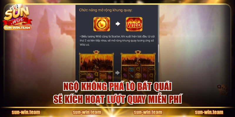 Ngộ Không phá lò bát quái sẽ kích hoạt lượt quay miễn phí