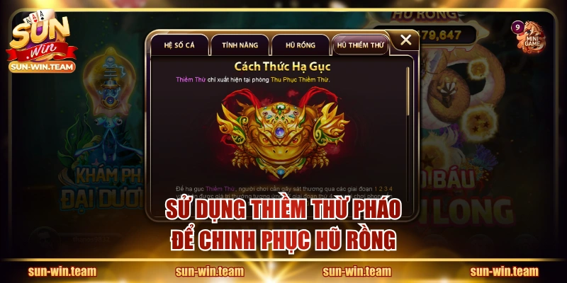 Sử dụng Thiềm Thừ Pháo để chinh phục Hũ Rồng